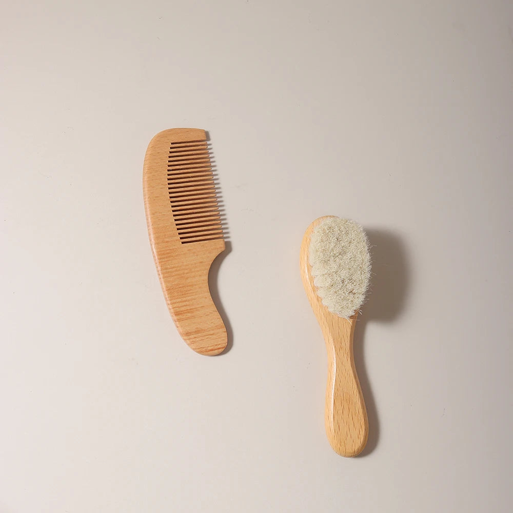 Baby Wooden Brush Set