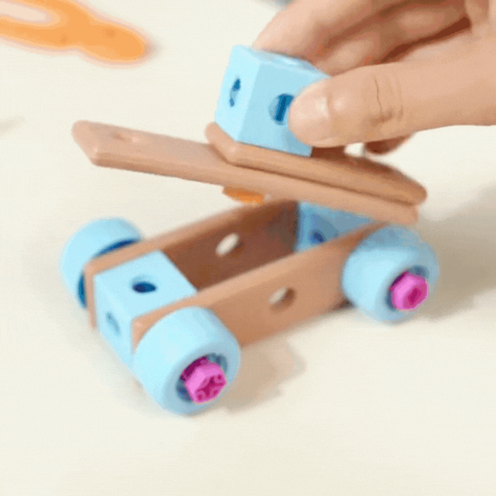 Engaging DIY Nut & Bolt Puzzle Toy for Kids