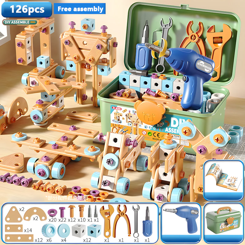 Engaging DIY Nut & Bolt Puzzle Toy for Kids