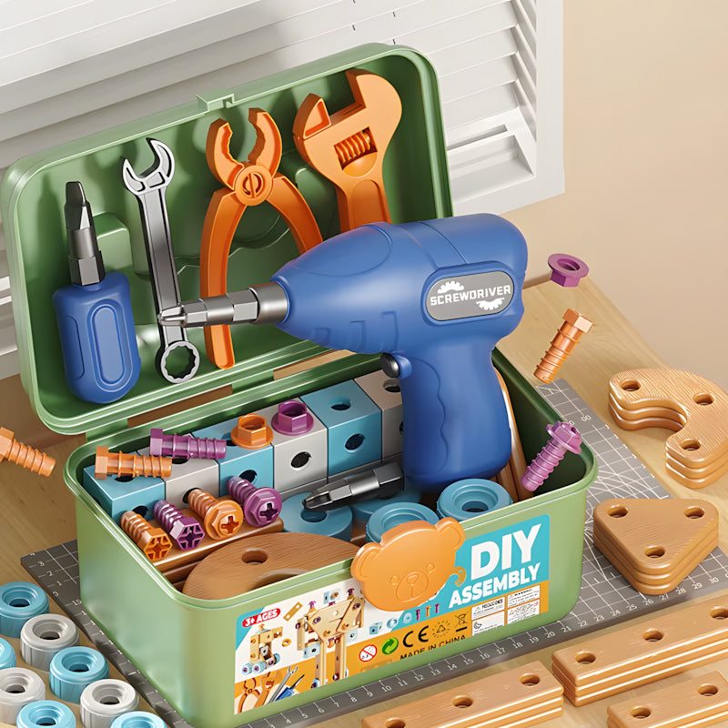 Engaging DIY Nut & Bolt Puzzle Toy for Kids