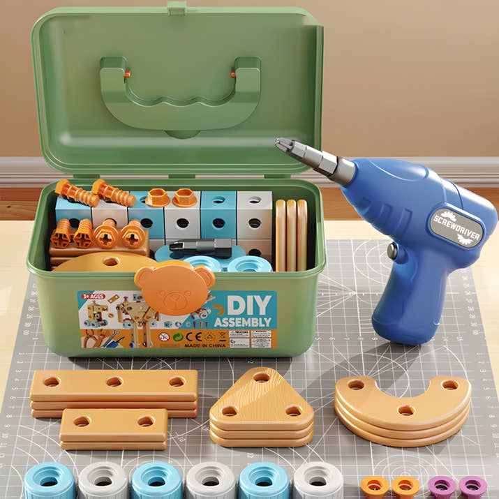 Engaging DIY Nut & Bolt Puzzle Toy for Kids