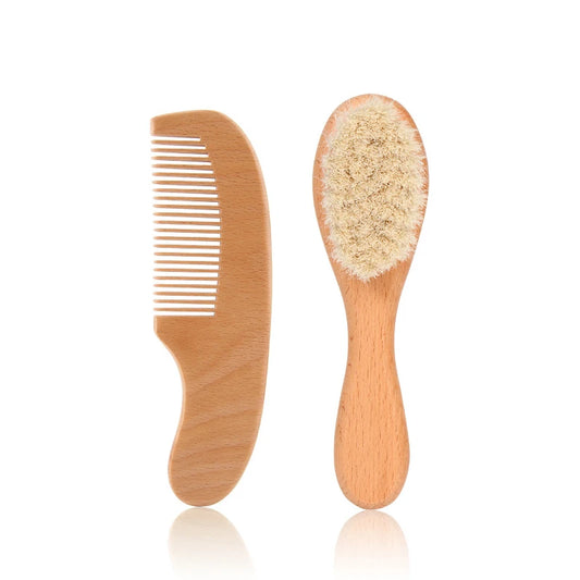 Baby Wooden Brush Set
