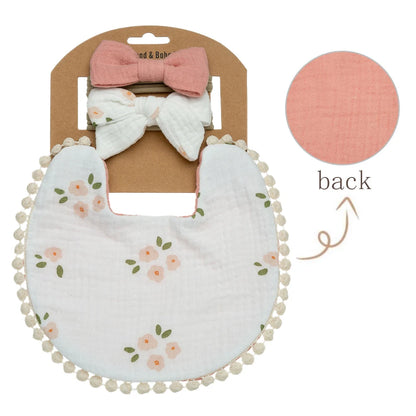 Baby Bib & Headband Set