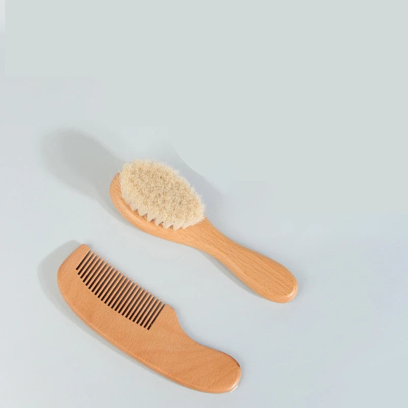 Baby Wooden Brush Set