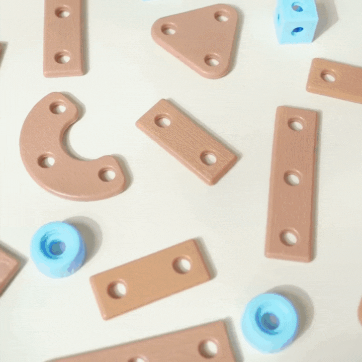 Engaging DIY Nut & Bolt Puzzle Toy for Kids