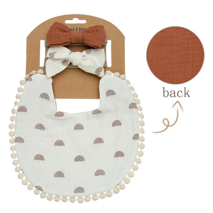 Baby Bib & Headband Set