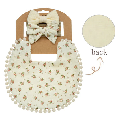 Baby Bib & Headband Set