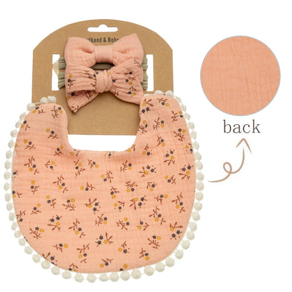 Baby Bib & Headband Set