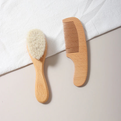 Baby Wooden Brush Set